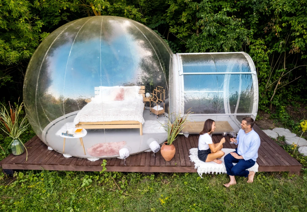 clear bubble tent outdoor shelter